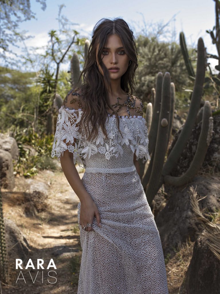 The Hoype - floral lace wedding dress from Dell'Amore Bridal's Wild Soul collection