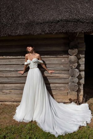 Lira wedding gown from Sun Rays Collection