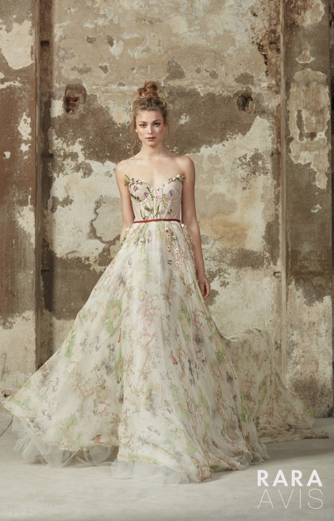 Lily wedding dress from the Dell’Amore Bridal Floral Paradise Collection