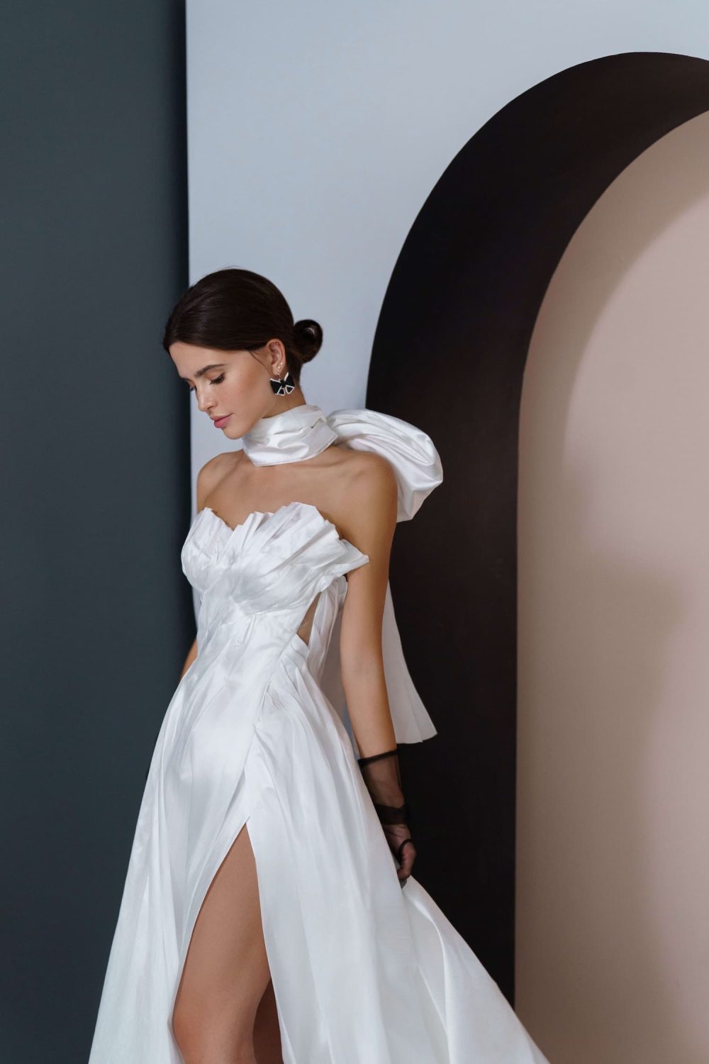 Rara Avis sleeveless A-line wedding dress Anis at Dell'Amore Bridal, NZ 3