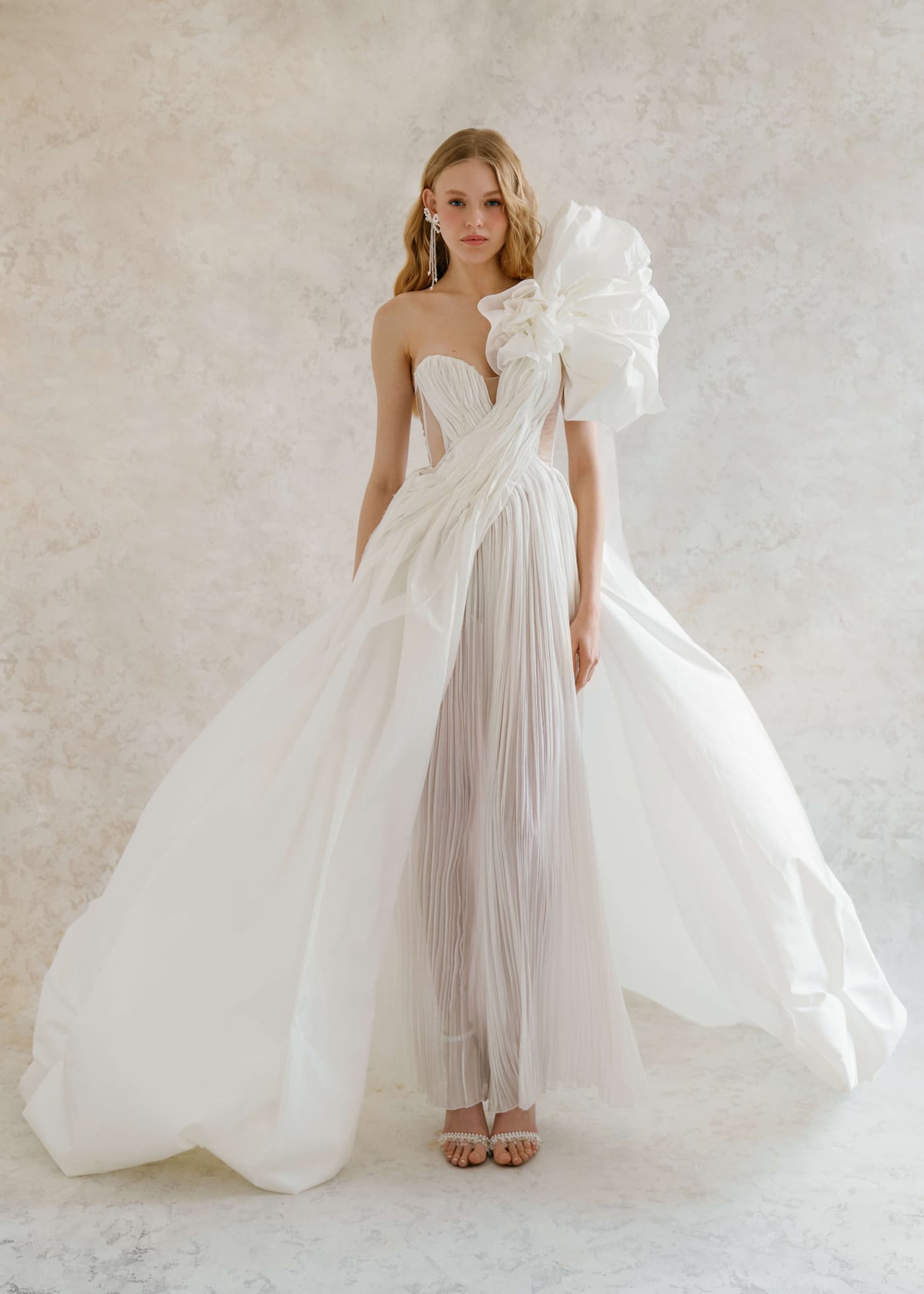 Luxury Fairytale Long Sleeve Beaded Wedding Dress Sparkly Lace Princess  Ball Gown Wedding Dress Glam Illusion Neck Beaded Wedding Dress - Etsy