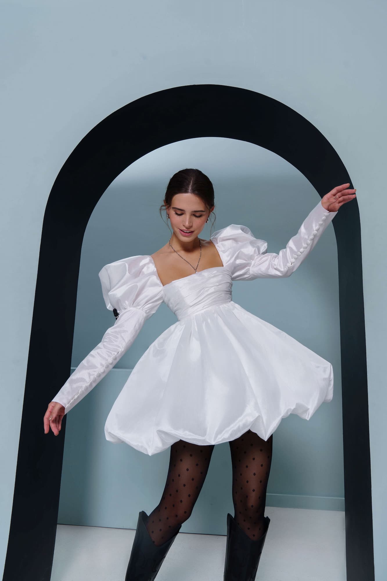 Designer Short Wedding Dress Luiza in Auckland
