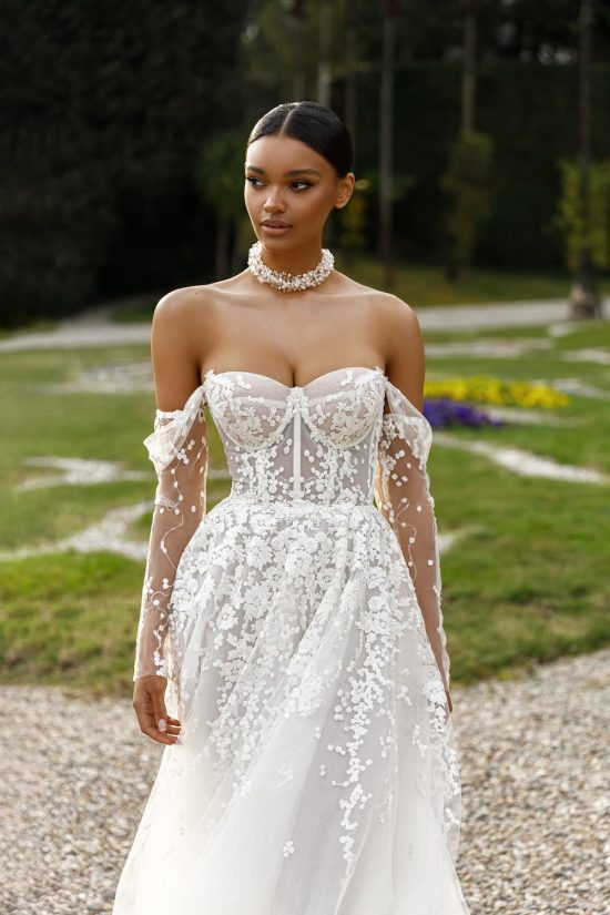 Lucy-Boho lace bridal dress - Victoria & Vincent